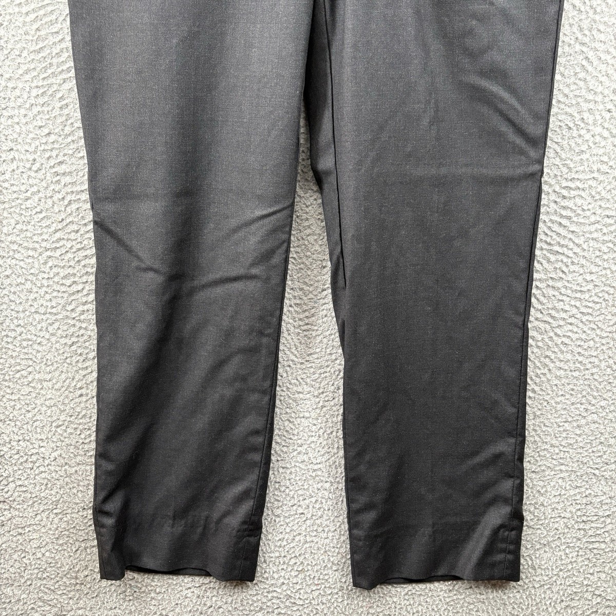 Vtg 90s Polo Ralph Lauren Mens Gray Wool Pants Flat Front Made