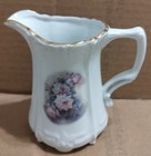 Pair Of Antique Porcelain Floral Creamer — photo 2
