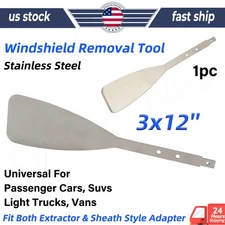 Windshield Removal Tool Express Auto Glass Cut Out Blade Tool 3" X 12" Stainless