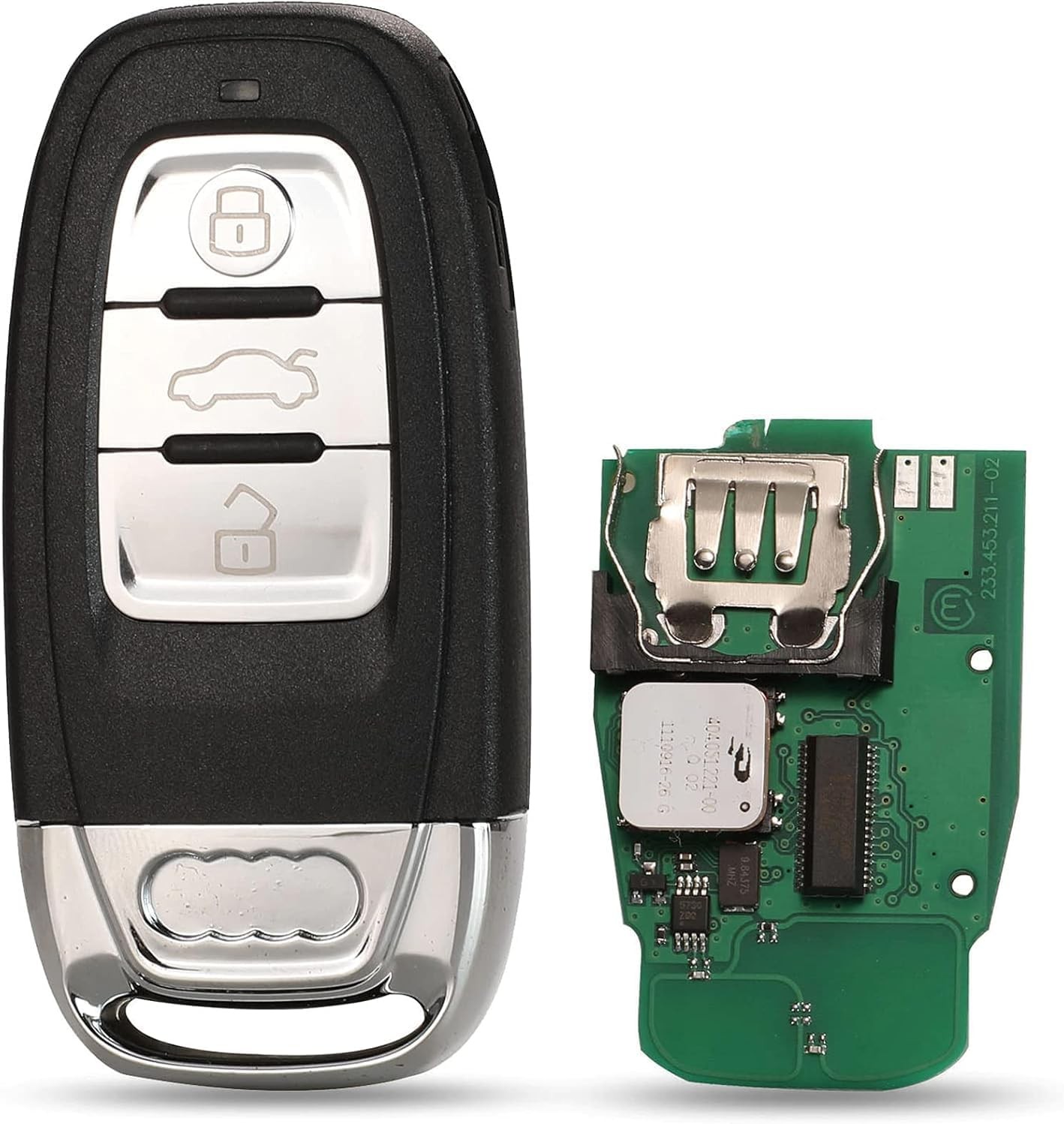 Clé vierge pour Audi A6 A8, télécommande 434 Mhz aux finitions soignées pour berline