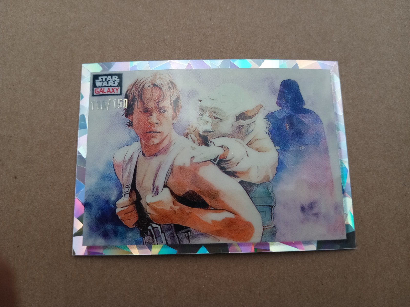 2023 Topps Star Wars Chrome Galaxy Weight Of Destiny #30 Atomic Refractor /150