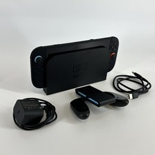 Nintendo Switch 2 Original Handheld Console Black w/ Charger/Dock - Very Good