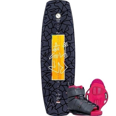 Hyperlite Prizm Women's Wakeboard Package w/ Viva Boots - 2025