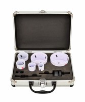 Awtools Bimetall-LochsäGe Set 22-73Mm 8-Teilig Black Line Mit Metallkoffer