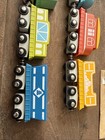 Gigglescape Magnetic Trains Cars 8pcs. Works With Wooden Track Hardly Used — photo 8