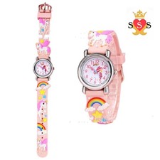 ISABELLA MOON Analogue Quartz Watch with Ceramics Strap Bracelet Girls Boys EACH