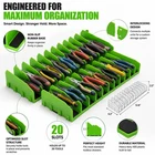 Modular Plier Organizer Rack 2 Pack Interlocking Tool Drawer Storage System Kit