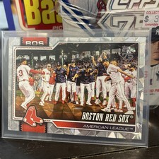 2026 Topps Series 1 TEAM CARD Boston Red Sox DIAMANTE FOIL #198