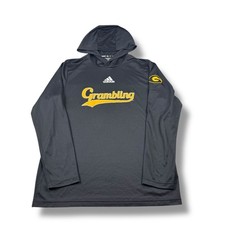 Adidas Grambling State Tigers Emitido por el Equipo Ligero Pullover Sudadera con Capucha Talla M Usado en Excelente Condición
