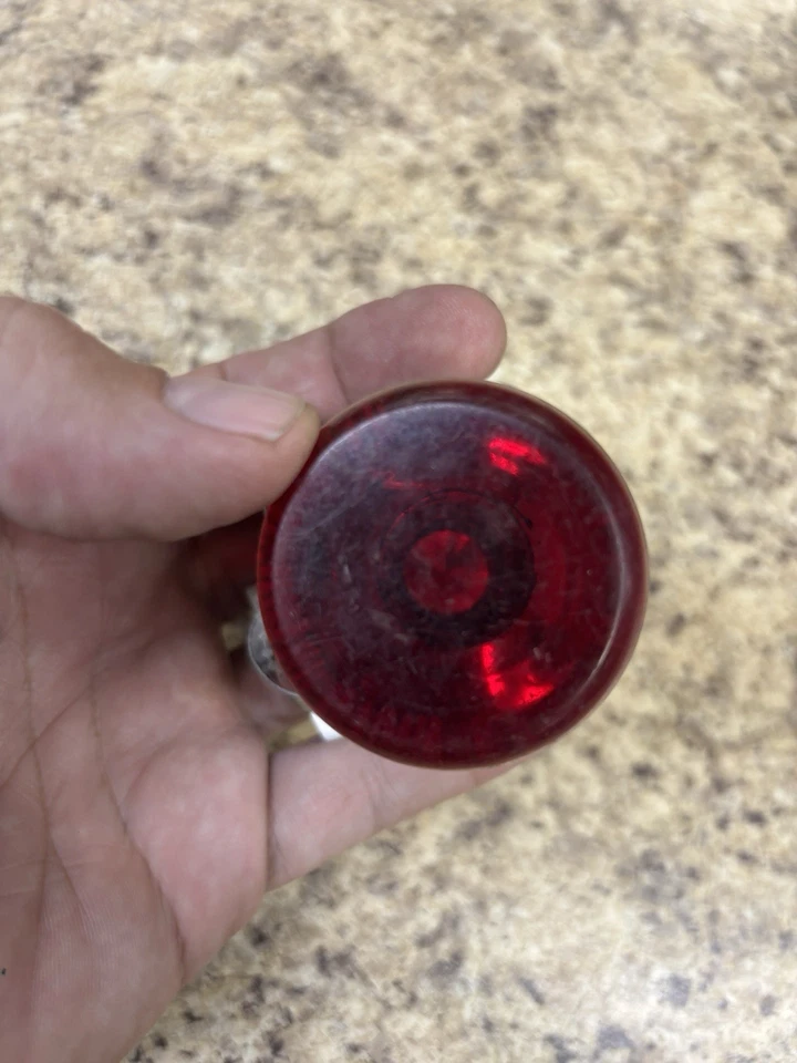 Volante giratorio vintage Hollywood Suicide Knob cromado Lucite dos tonos Foto 2 de 4