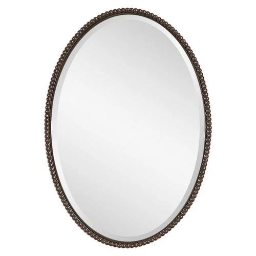 Sherise  - 32 inch Oval Mirror - 22 inches wide by 1.75 inches deep Mirrors - Picture 11 of 12