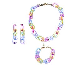 Bracelet for Girls Earring and Necklace Set Cute Earrings Jewelry