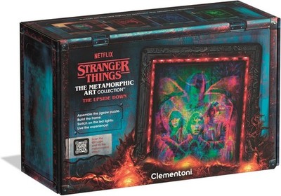 Clementoni Stranger Things Metamorphe Kunst LED 520 Teile Puzzle Mind Flayer Neu