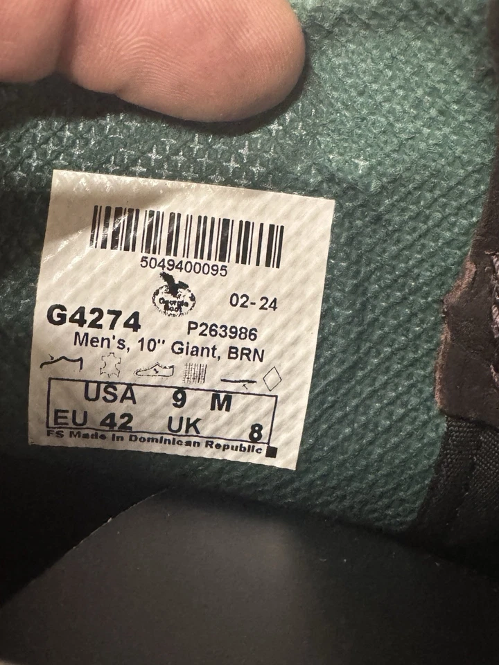 George Boot Company G4274 10 In Size 9 - Image 3 of 4