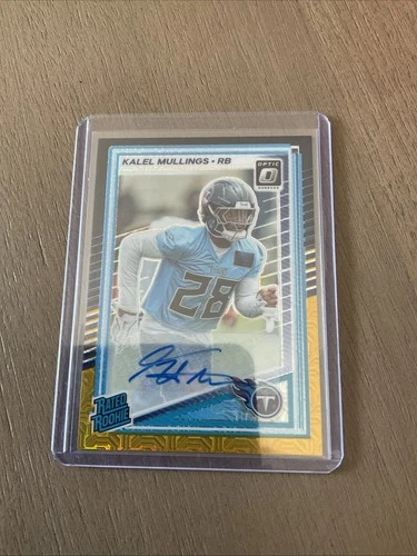 2025 Donruss Optic Kalel Mullings Black Gold (RAW)