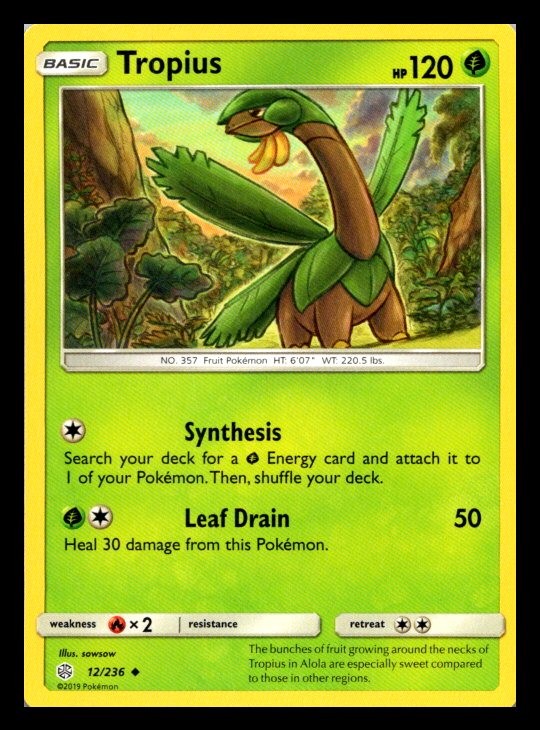 Tropius SM - Cosmic Eclipse 12/236 NM