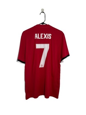 Manchester United Alexis #7 2017/18 Large Heimtrikot Top Zustand BS1214