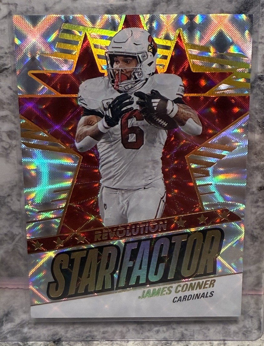 2025 James Conner #15 Revolution Star Factor SSP