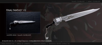 Réplica de final fantasy VIII sable-pistola