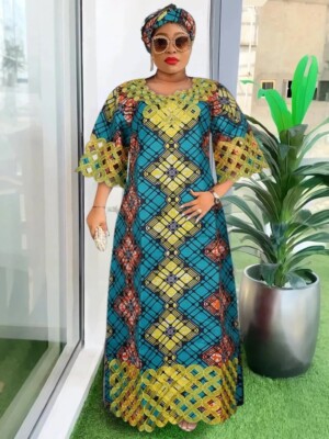 Africa Clothing Traditional Wax Dresses for Women Party Evening Gowns  Outfits | eBay