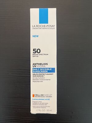 NEW La Roche-Posay Anthelios UV Hydra Daily Invisible Sunscreen SPF50 Exp 6/2025
