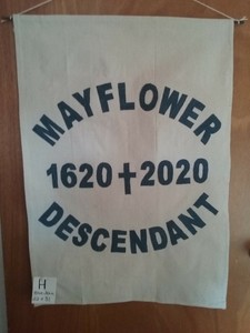 Mayflower Descendant 400th Anniv (1620-2020) Banner-Flag 22"X 31" | eBay