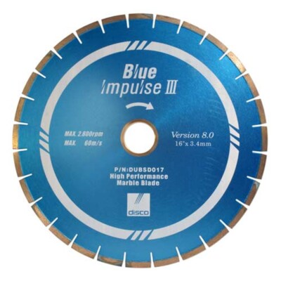 Disco Blue Impulse III Marble Bridge Saw Blades
