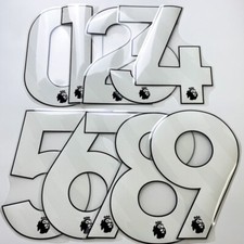 2023-26 Choose Your Own Name and Number Premier League White Nameset Player Size