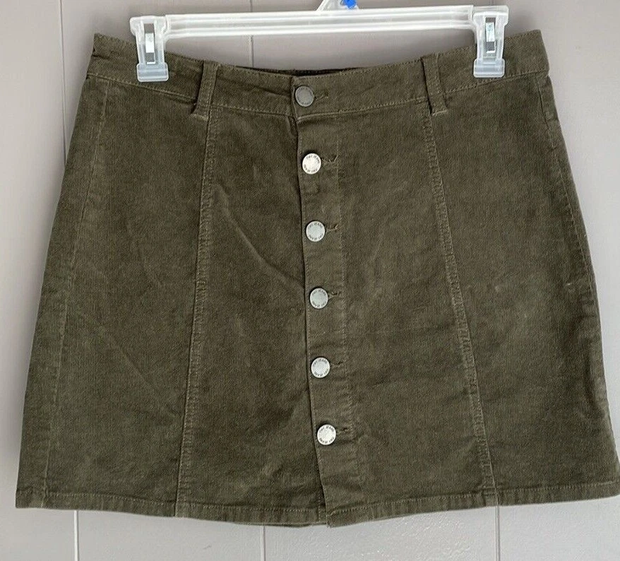 Olive green skirts hot sale jeans