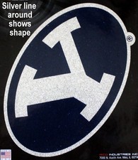 BYU Cougars Brigham Young University Die Cut Window Decal College Sticker