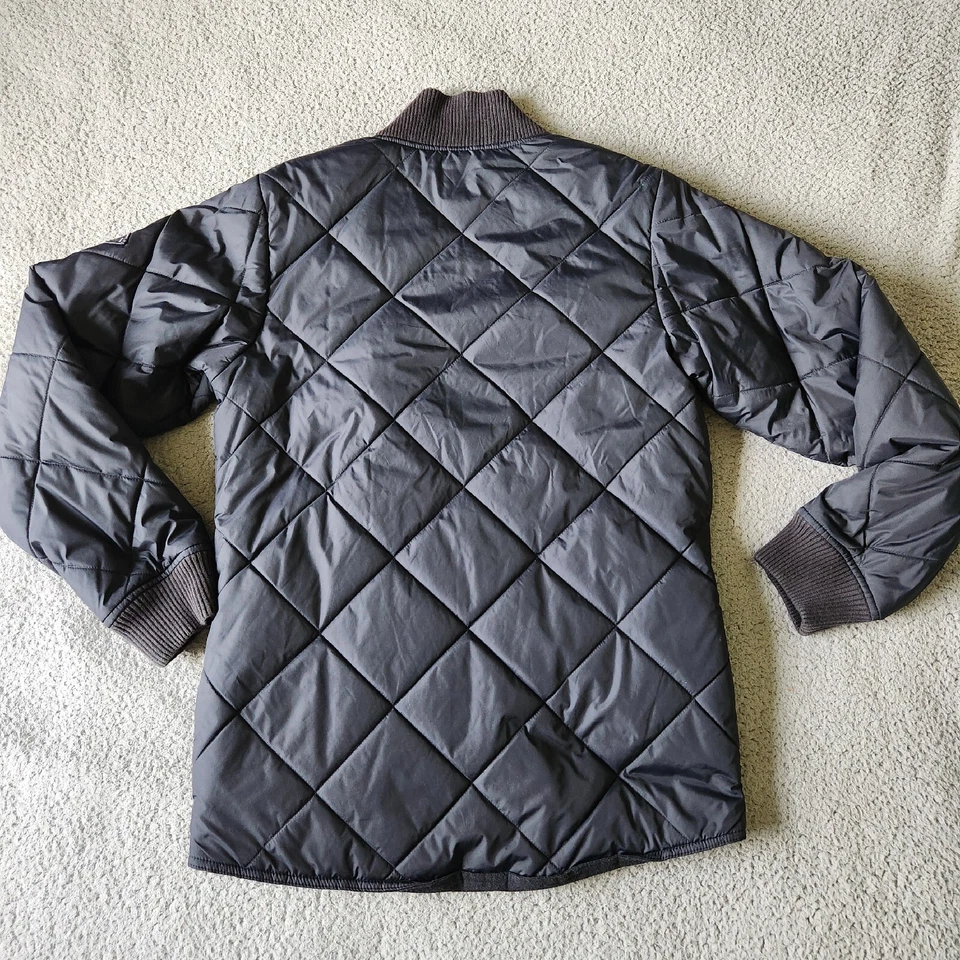 Element Skateboards Men's Black Size S Puffer Full Zip Jacket Pockets - Image 2 of 4