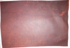 11"x17" DARK BROWN OIL TANNED UTILITY LEATHER COWHIDE avg 1.4mm thick 35