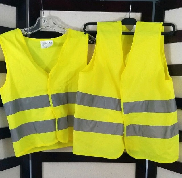 Set Of 2 IKEA Yellow Reflective Vests, Child 712 Yrs And Adult S/M eBay