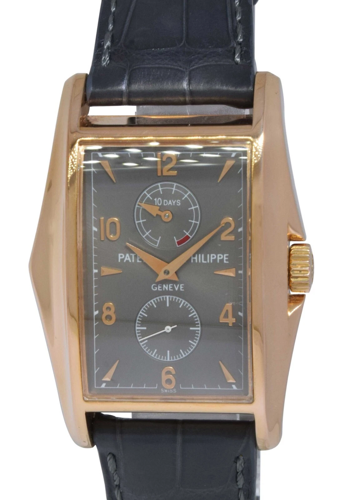 Patek Philippe — Patek Philippe 5100 Gondolo 18k Rose Gold Watch 10 Day Power Reserve B/P 5100R