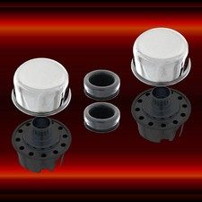 Chrome Valve Cover Breathers And Grommets For Ford Chevy Mopar Pontiac Olds