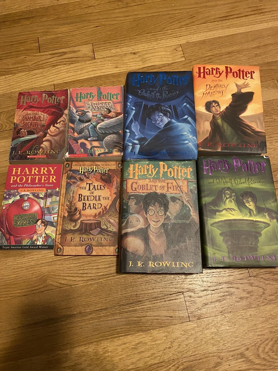Lot Of 8 HARRY POTTER SERIES 2 3 4 5 6 7 Mixed Paperback