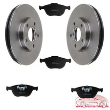 HONDA ACCORD VII (CL, CN) 2.2 i-CTDi (CN1) SET 2 Bremsscheiben 4 Beläge vorne