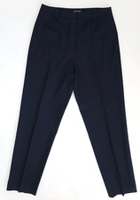 Ann Taylor Vintage Wool Blend Dress Pant Navy Blue Sz 8 Fits Current Size 4