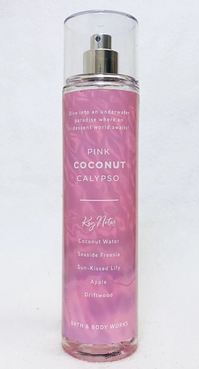 1 Bath Body Works PINK COCONUT CALYPSO Fine Fragrance Mist Body