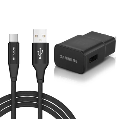 Adaptive Fast Charger Home Wall Adapter 6ft Long Type-C USB for USB-C Phones