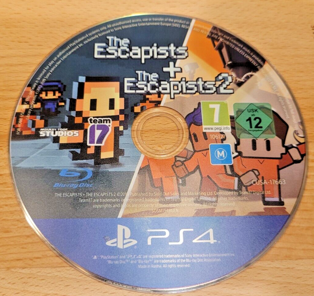 PS4 The Escapists + the escapists 2 Bundle (PS5 Compatible