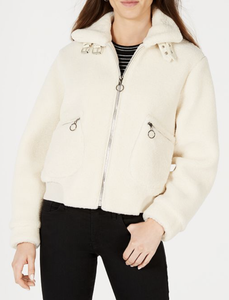 ivory teddy jacket