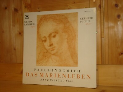 Hindemith Das Marienleben LAMMERS PUCHELT BÄRENREITER MUSICAPHON 2 LP BOX NM