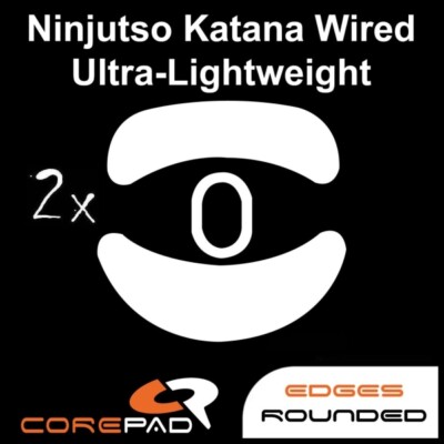 Corepad Skatez Ninjutso Katana Ultralight Replacement Mouse Feet PTFE Teflon