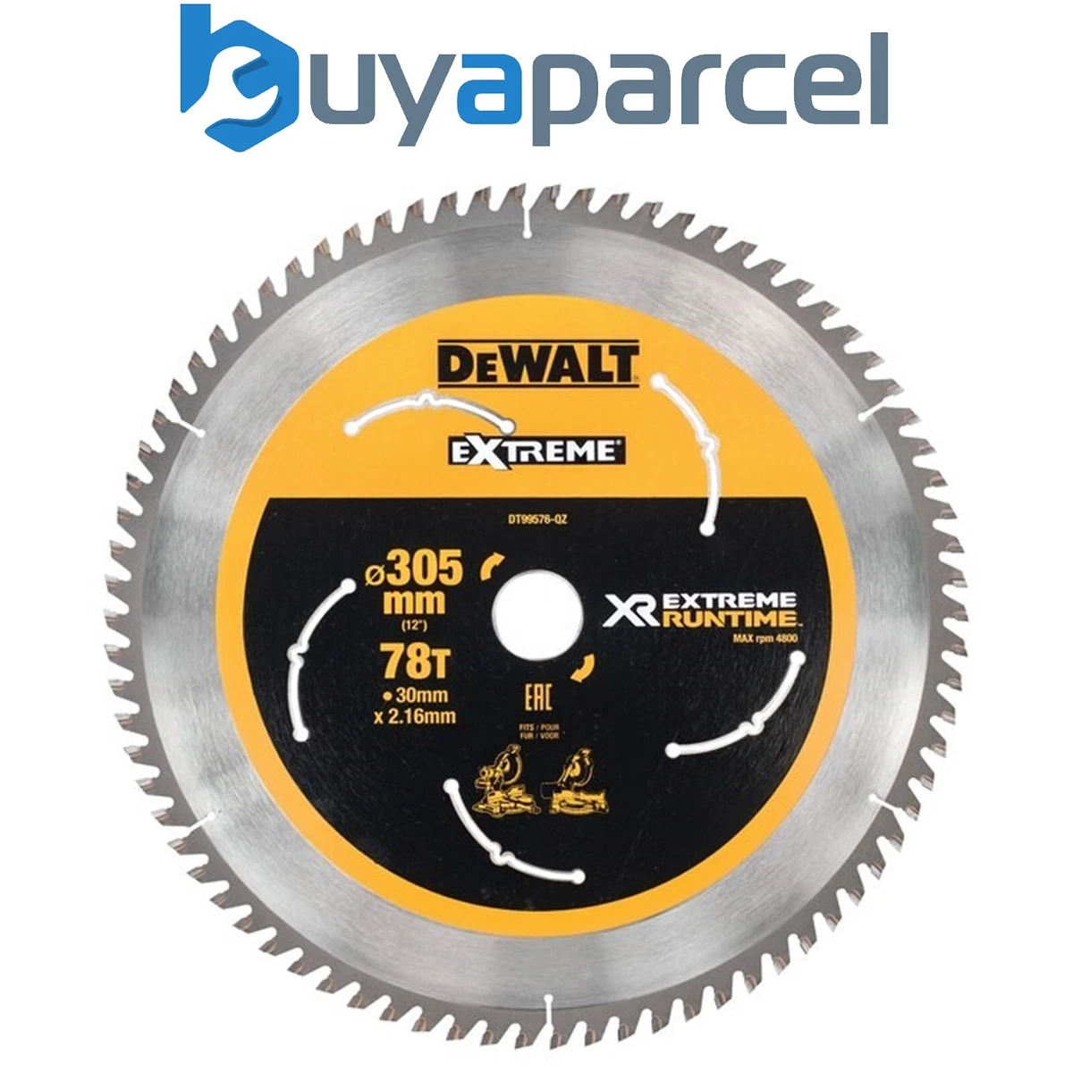 Dewalt extreme saw blade clearance