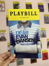 DEAR EVAN HANSEN Broadway Playbill Musical ANDREW BARTH FELDMAN Feb 2019 New!