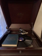 Vintage 1910-21 Victor Victrola Talking Machine Mahogany VV-XIV Phonograph