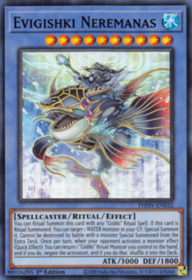 x3 Evigishki Neremanas - PHHY-EN032 - Super Rare - 1st Edition Yu-Gi-Oh! M/NM