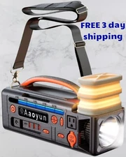 Aaoyun Portable Power Station 300W, 296Wh Battery Back-Up for Outdoor Indoor Use