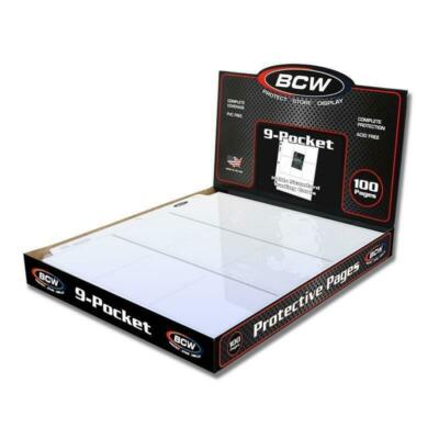 baseball card organizer binder 10 20 50 100 BCW 9 Pocket Page Holder Sleeve Cards Storage The trading card sleeves are super clear 16 Pocket Card Binder, 1024